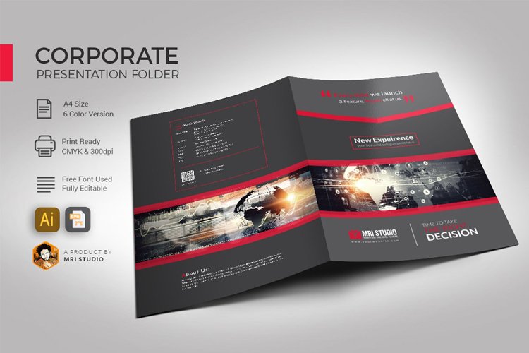 Corporate Presentation Folder example image 1