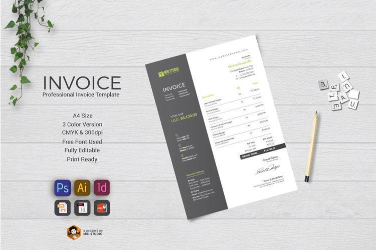 Invoice example image 1
