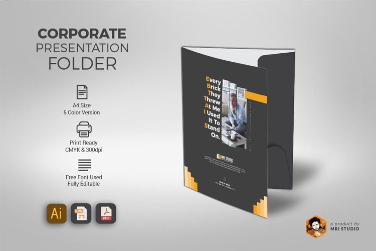 Corporate Presentation Folder example image 1
