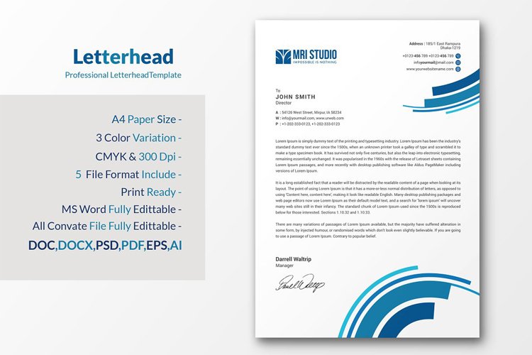 Simple Letterhead example image 1