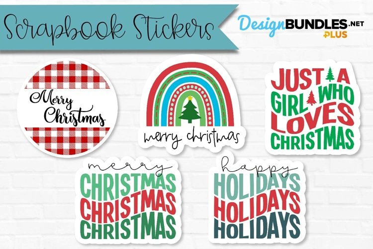 Christmas Scrapbook Stickers Printable Christmas Stickers