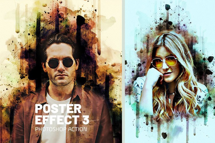 Poster Effect Photoshop Actions example image 1