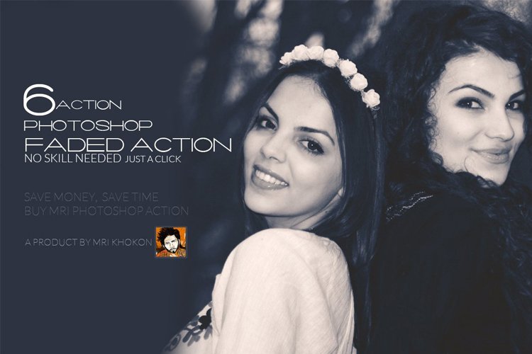 Photoshop Faded Action example image 1