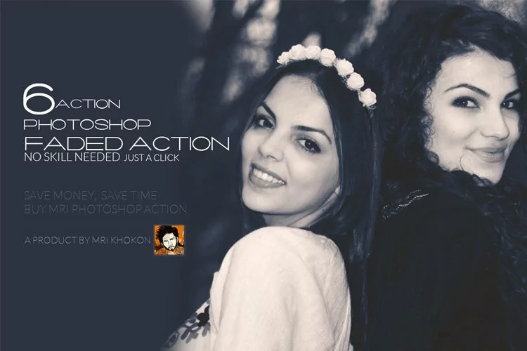 Photoshop Faded Action