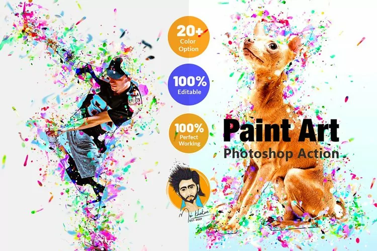 Paint Art Photoshop Action