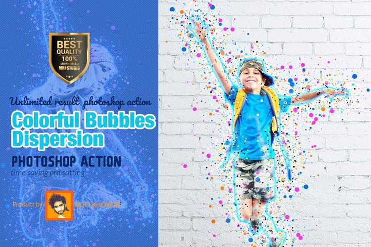 Colorful Bubbles Dispersion