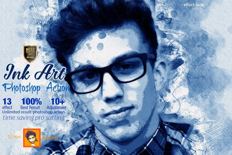 Ink Art Photoshop Action