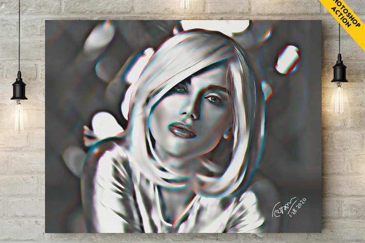 3D Painting Photoshop Action example image 1