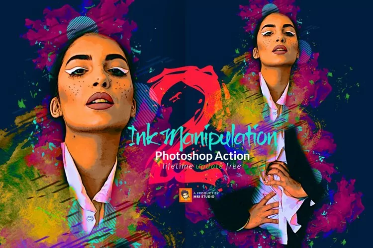 Ink Manipulation Photoshop Action 2
