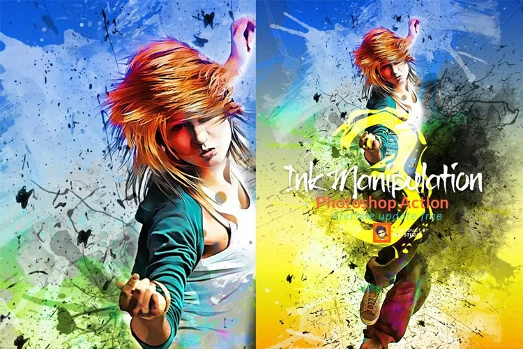 Ink Manipulation Photoshop Action 3