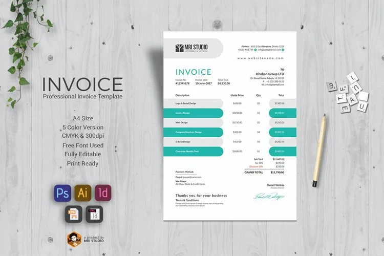 Professional Invoice Template
