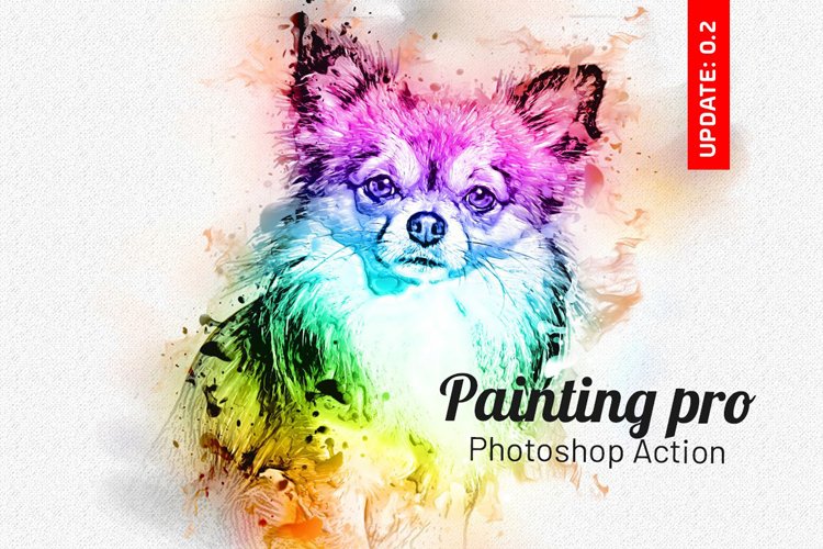 Painting Photoshop Action example image 1