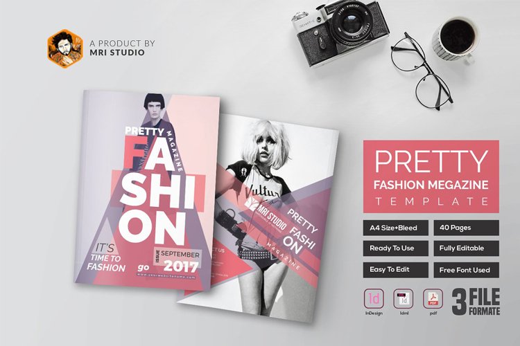 PRETTY Fashion Magazine Template