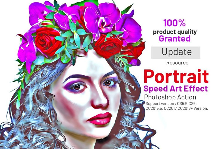 Portrait Speed Art Effect