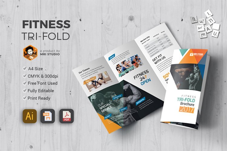 Fitness Tri-Fold Brochure