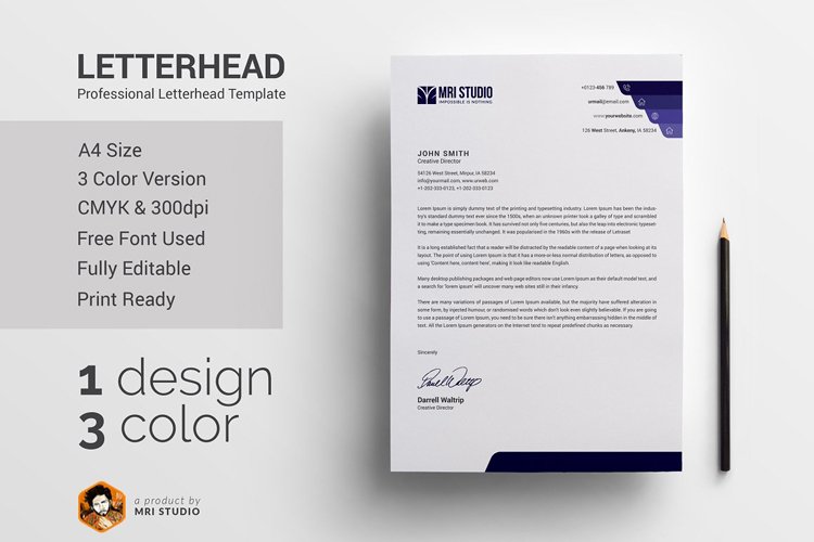 Letterhead example image 1