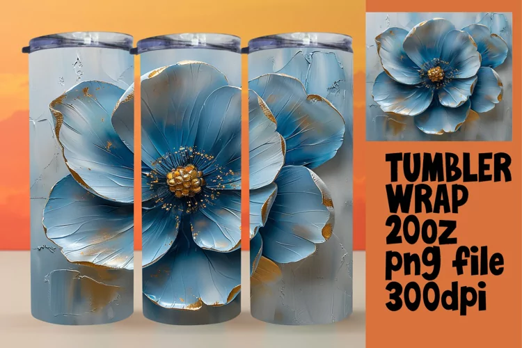 Spring Blossom Bliss: Sublimated Tumbler Art