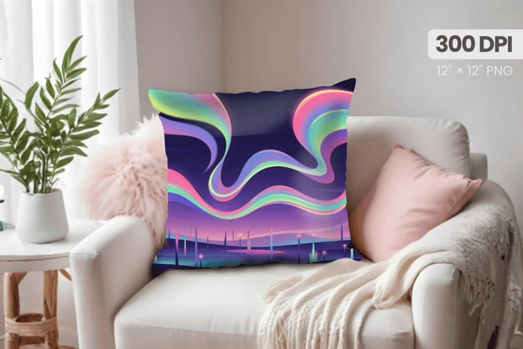 Happy New Year PNG Pillow, Festive New Years Eve 2026 PNG