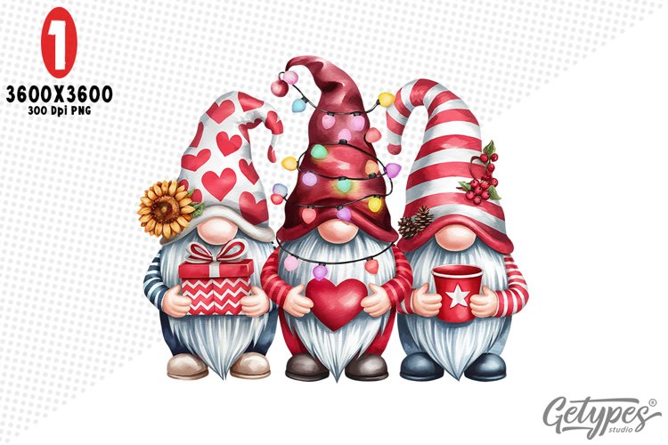 Valentine Gnome Clipart Image 10