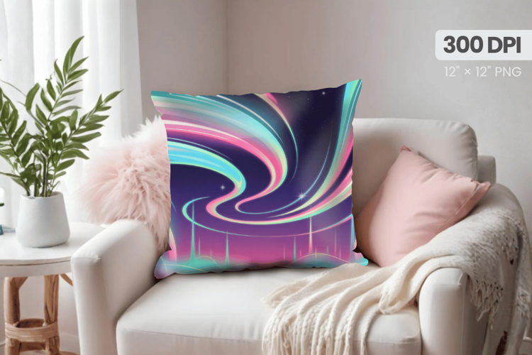 Happy New Year PNG Pillow, Festive New Years Eve 2026 PNG