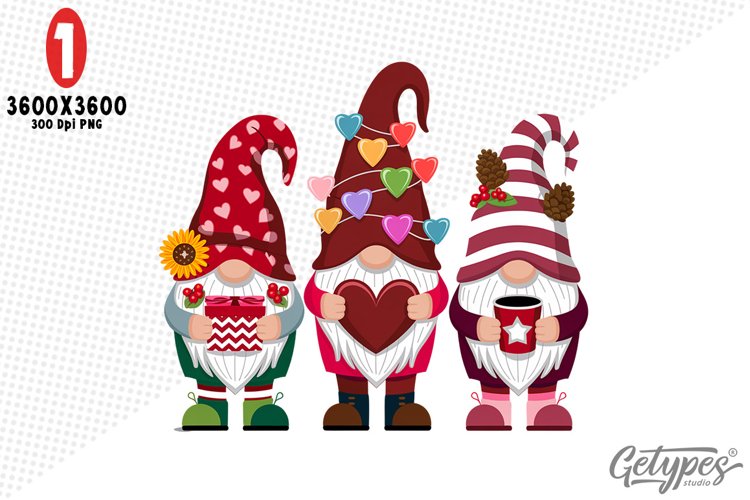 Valentine Gnome Clipart Image 9