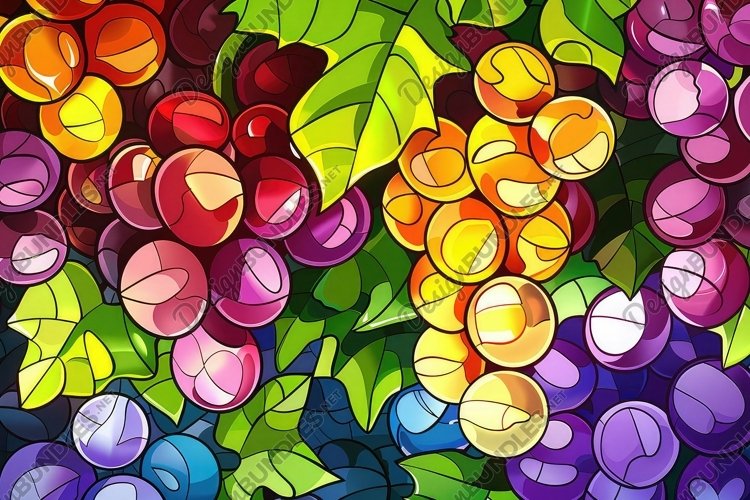 Stained Glass Texture Image 8