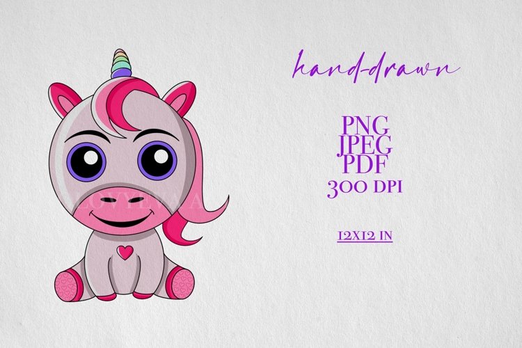 Unicorn Clipart Image 16