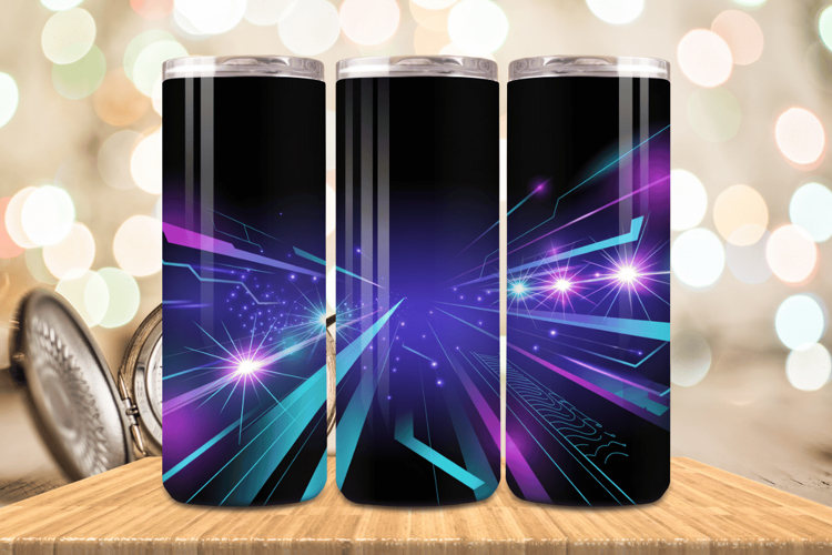 Festive Happy New Year Tumbler Wrap 2026: 20oz Skinny Tumble