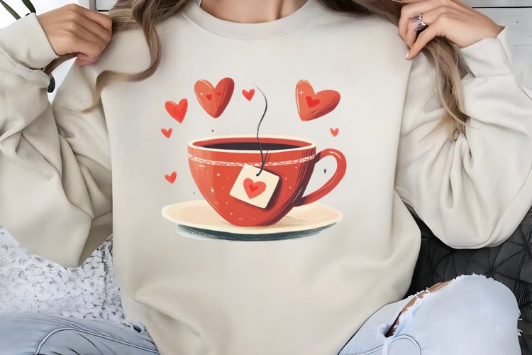 Cute Watercolor Valentines Day Clipart PNG