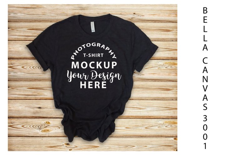 Black Tshirt Mockup Image 17
