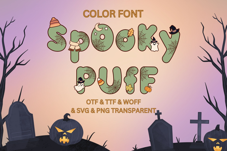 Spooky Puff - Color Font