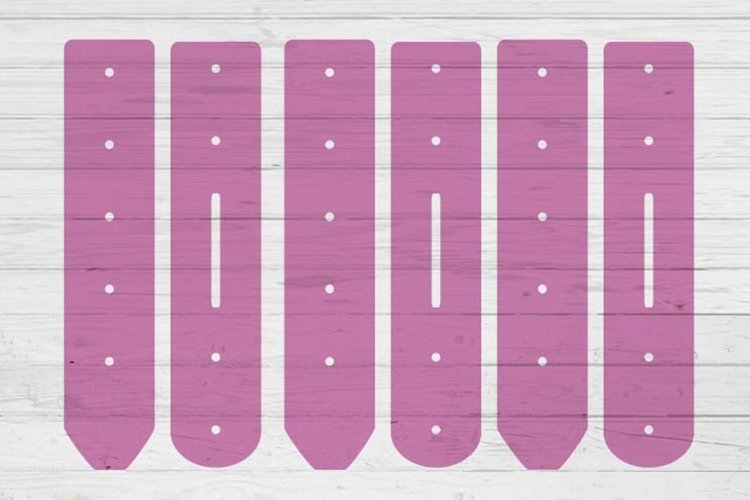 1 1/4 inch belt end template svg png dxf ai files example image 1