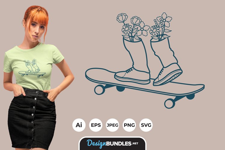 Skateboarding Svg Image 8
