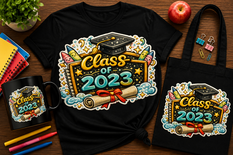 Class of 2023 PNG | Graduation Sublimation Design