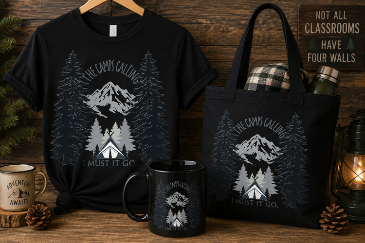 The Camps Are Calling I Must Go PNG | Camping Design