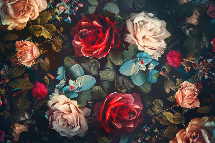 Flowers Texture Image 5