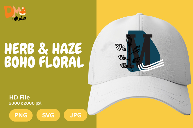 Boho Floral Svg Image 24