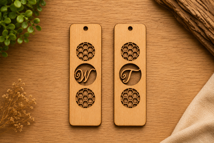 Custom Alphabet Bookmark Design