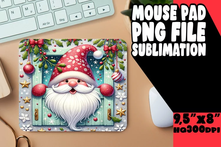 Hole in Wall Surprise: 3D Mousepad