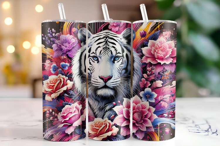 Tiger Tumbler Wrap | Sublimation | Tumblers