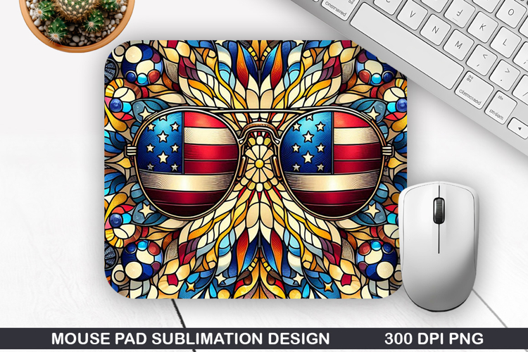 Mouse Pad Sublimation, 4th Of July Mouse Pad PNG
