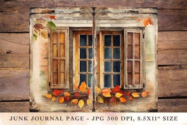 Printable Junk Journal Pages Autumn 9