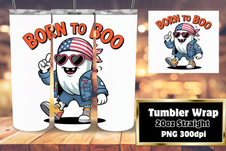 EXCLUSIVE 20oz Tumbler Design , Funny Ghost