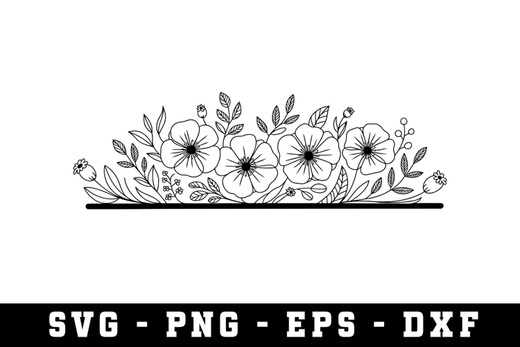 Wildflowers Svg Design | Svg Files for Cricut