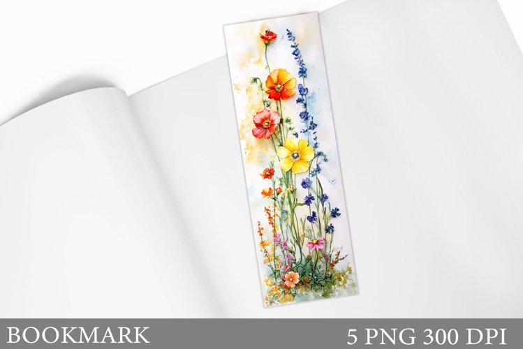 Watercolor Book Clipart Image 19