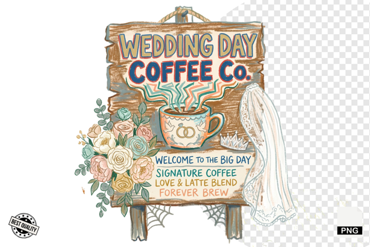 Wedding Day Sign PNG