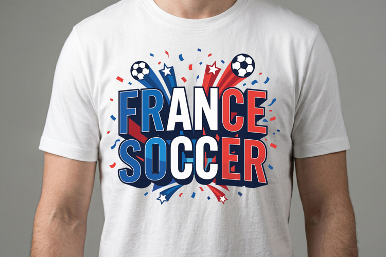 France Soccer T-shirt Design
