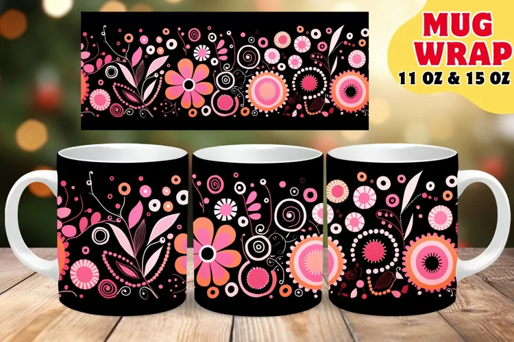 Kaleidoscope of Colorful Creations: Sublimation Mug