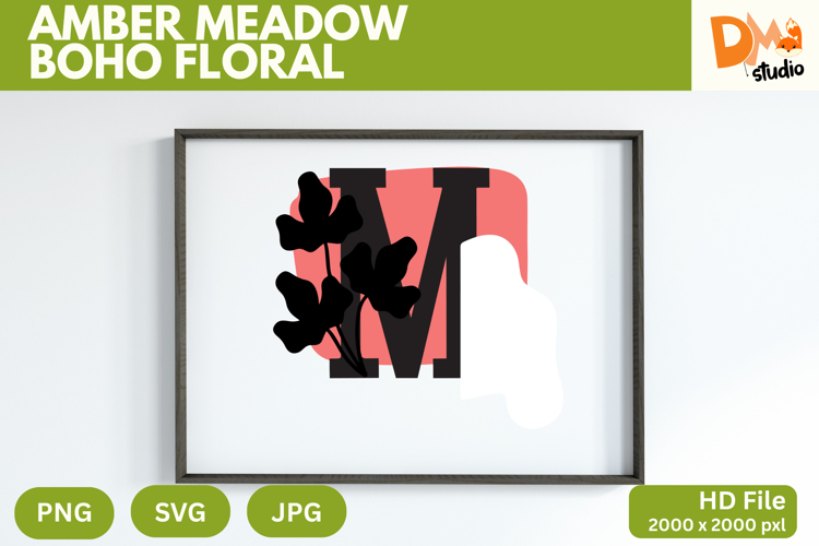 Boho Floral Svg Image 23