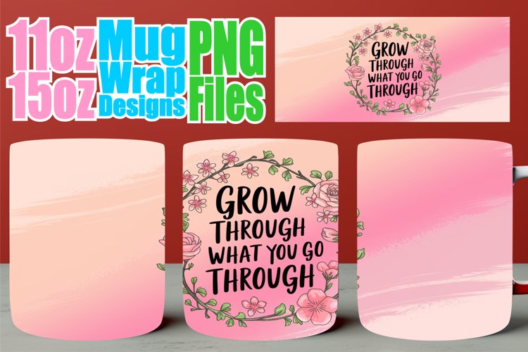 Enchanted mornings 11oz 15oz sublimation wrap, Quote example image 1